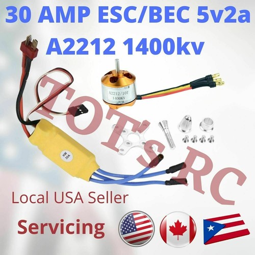 A2212 1400kv motor 30a esc - a2212,